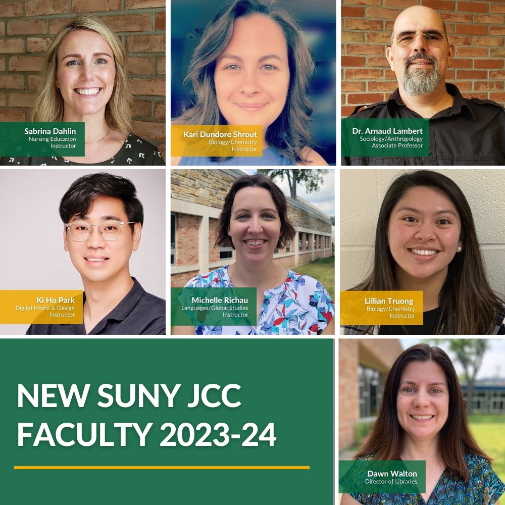 Suny Jcc Welcomes New Faculty Members For 2023 24 Jamestown Community Suny Jcc Welcomes New Faculty Members For 2023 24 Jamestown Community